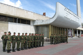>Принятие присяги в музее-панораме "Сталинградская битва"