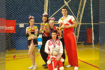 >Сборная ЮФУ "Деметра" на первенстве Ростова по черлидингу