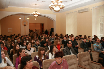 >Встреча ректора со студентами