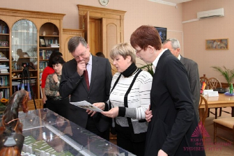 >Визит в ЮФУ Посла ФРГ в РФ Ульриха Бранденбурга и Уполномоченной посольства Германии по Ростовской области Юдит Конс