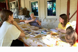 Students of the Southern Federal University undergo dialectological practice in St. Petersburg and the village of Mishkinskaya