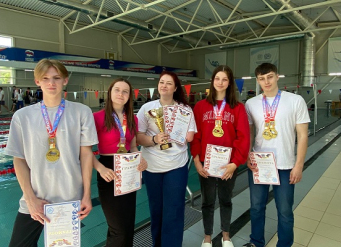 Команда ЮФУ заняла первое место по плаванию в рамках Спартакиады образовательных организаций высшего образования Ростовской области